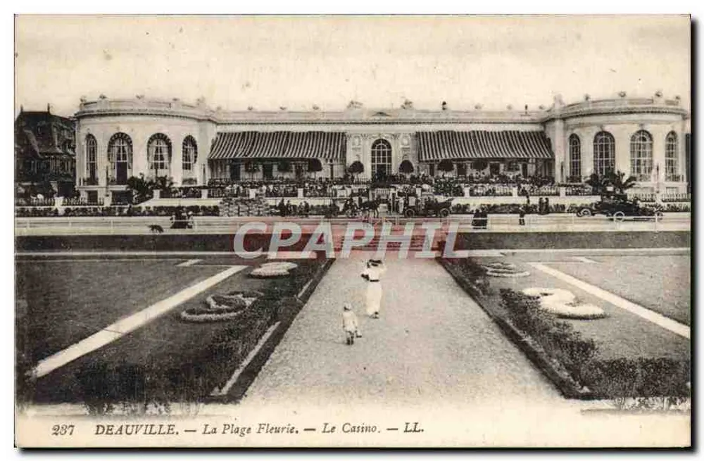 Deauville — Die Blühende Strandpromenade — Das Casino — LL. — N° 237 - Vorderseite