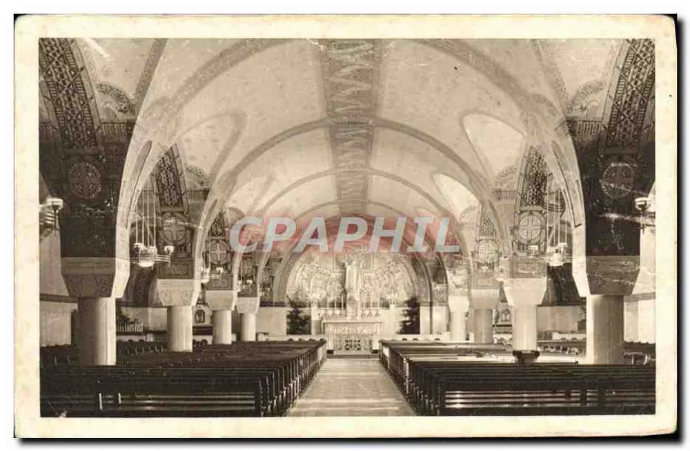 A Basílica de Lisieux — A Cripta — Vista Geral — Dräger-Paris - Frente