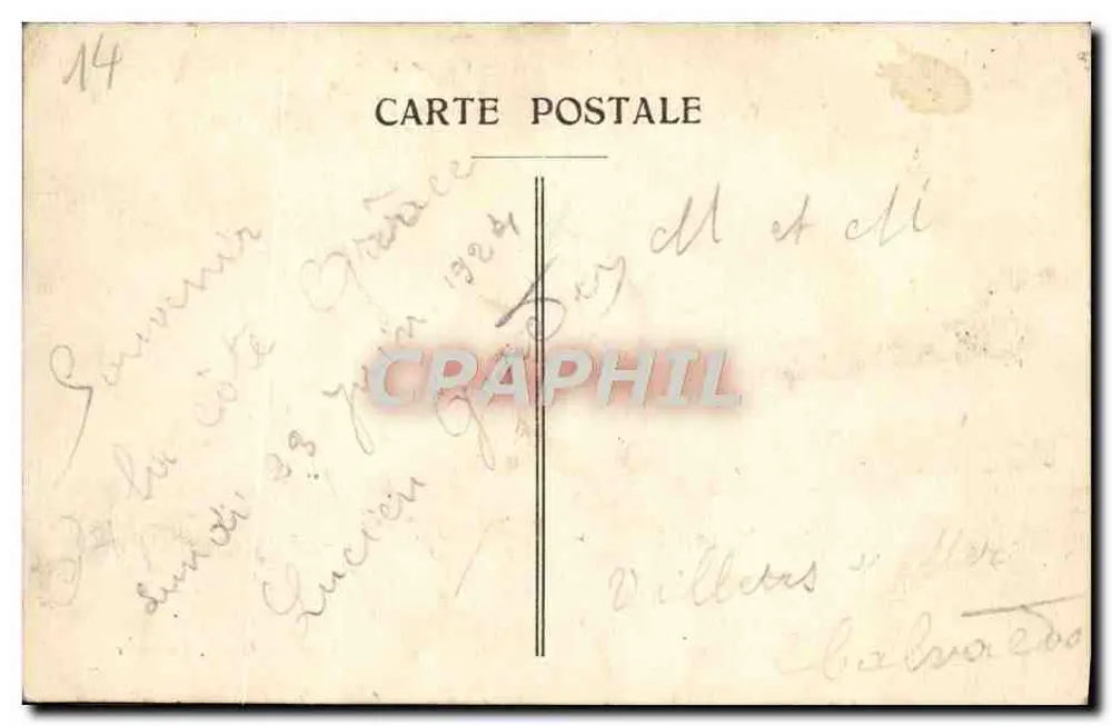 Honfleur — Capela de Nossa Senhora da Graça — editor anônimo, n° 31 - Verso