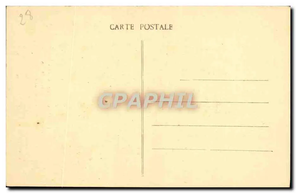 Schloss ANET (E-et-L.) — Eingangsvestibül und großer Treppenaufgang — Von Herzog von Vendôme erbaut — G. Foucault, Verlag Dreux - Rückseite