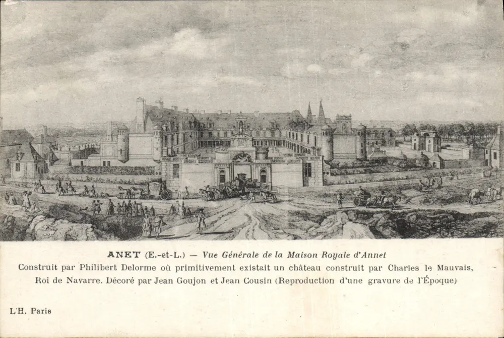 Anet (E.-et-L.) — Vista Geral da Maison Royale d'Annet — L'H. Paris - Frente