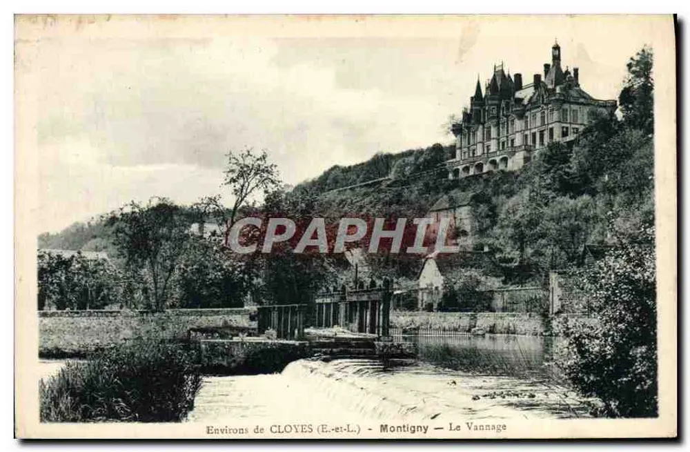 Entornos de CLOYES (E.-et-L.) - Montigny - Le Vannage — Editor Brethaut, Pully - Anverso