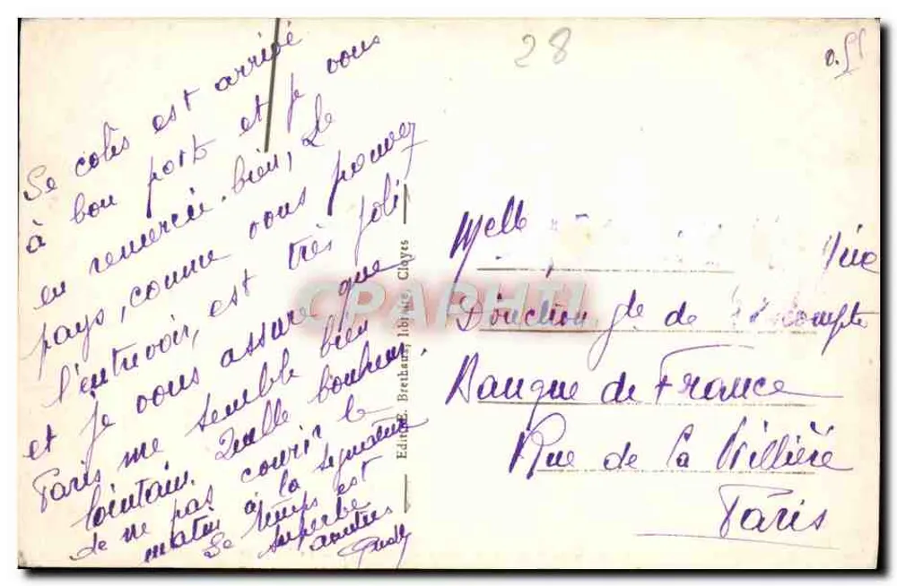 Entornos de CLOYES (E.-et-L.) - Montigny - Le Vannage — Editor Brethaut, Pully - Reverso