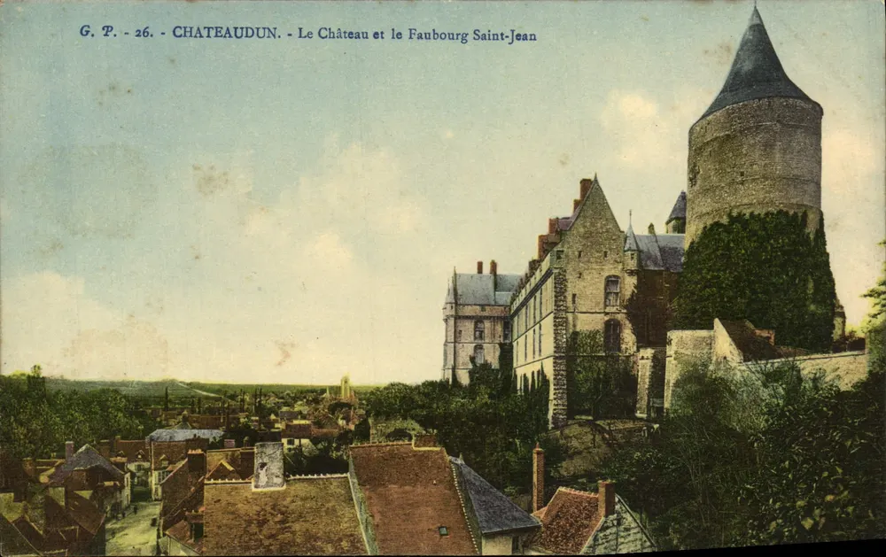 Châteaudun - Das Schloss und der Faubourg Saint-Jean — G.P. - 26 - Vorderseite