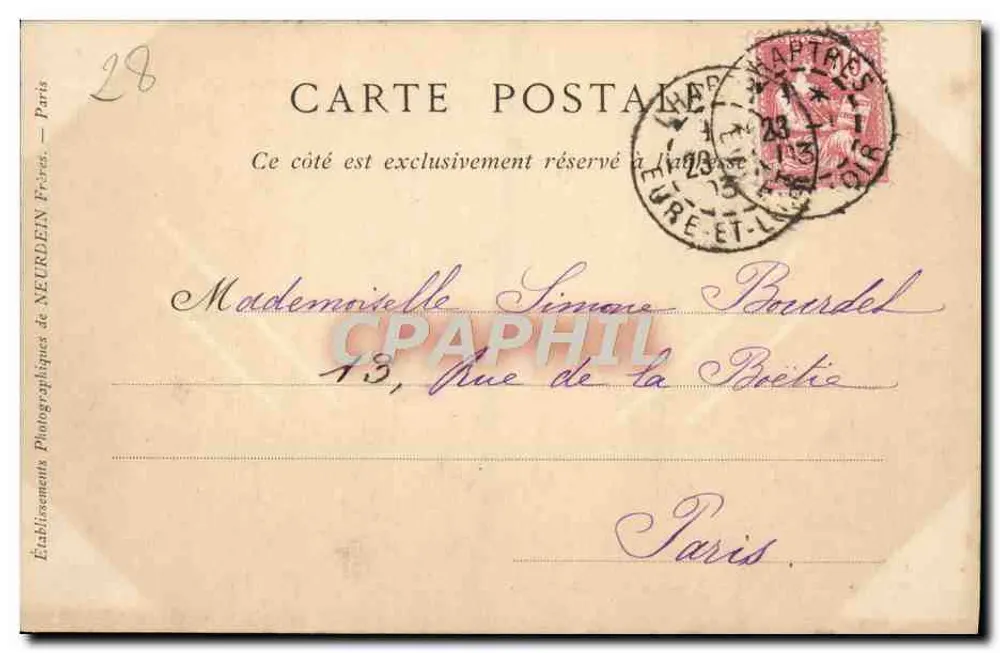 Chartres — A Porta Guillaume — Collections ND Phot. - Verso