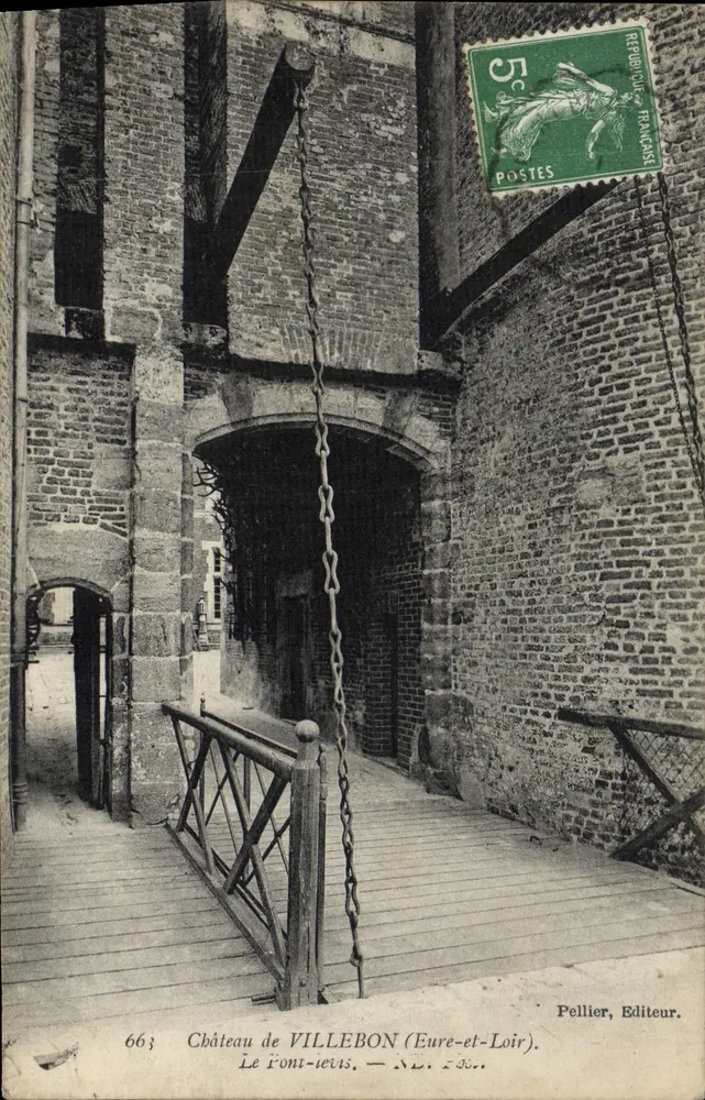 Castello di VILLEBON — Le Font-Isle — Pellier, Editore, n° 663 - Recto