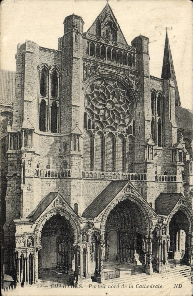 Chartres — Portail nord de la Cathédrale — ND - Vorderseite
