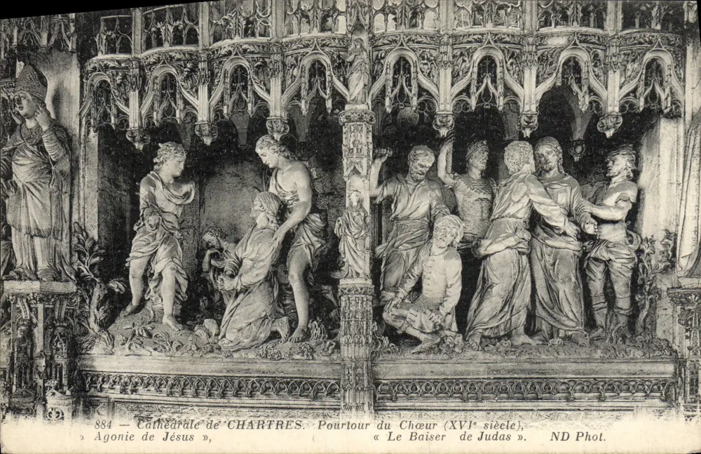 Chartreser Kathedrale — Umgebung des Chors (16. Jahrhundert) — ND Fotografie - Vorderseite