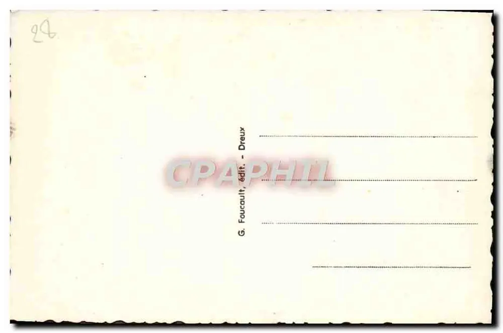 A Porta Guillaume — Chartres (E.-et-L.) — G. Foucault, Dreux - Verso