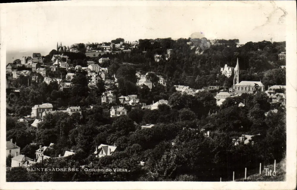 Sainte-Adresse — Groupe de Villas — éditeur Tito - Frente