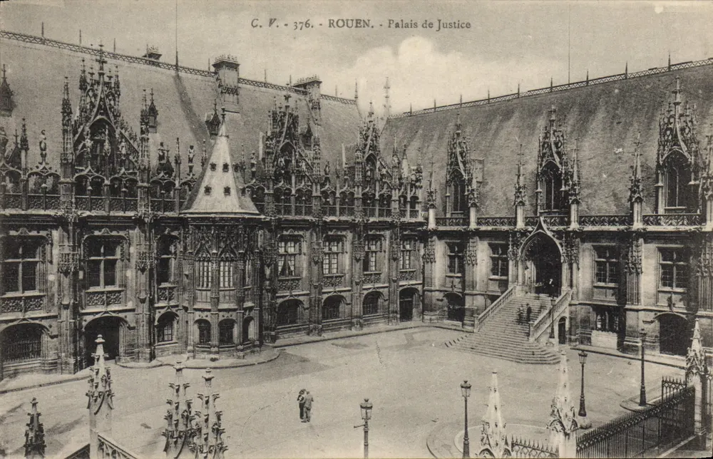 Rouen — Pałac Sądowy — C.V. 376 - Awers
