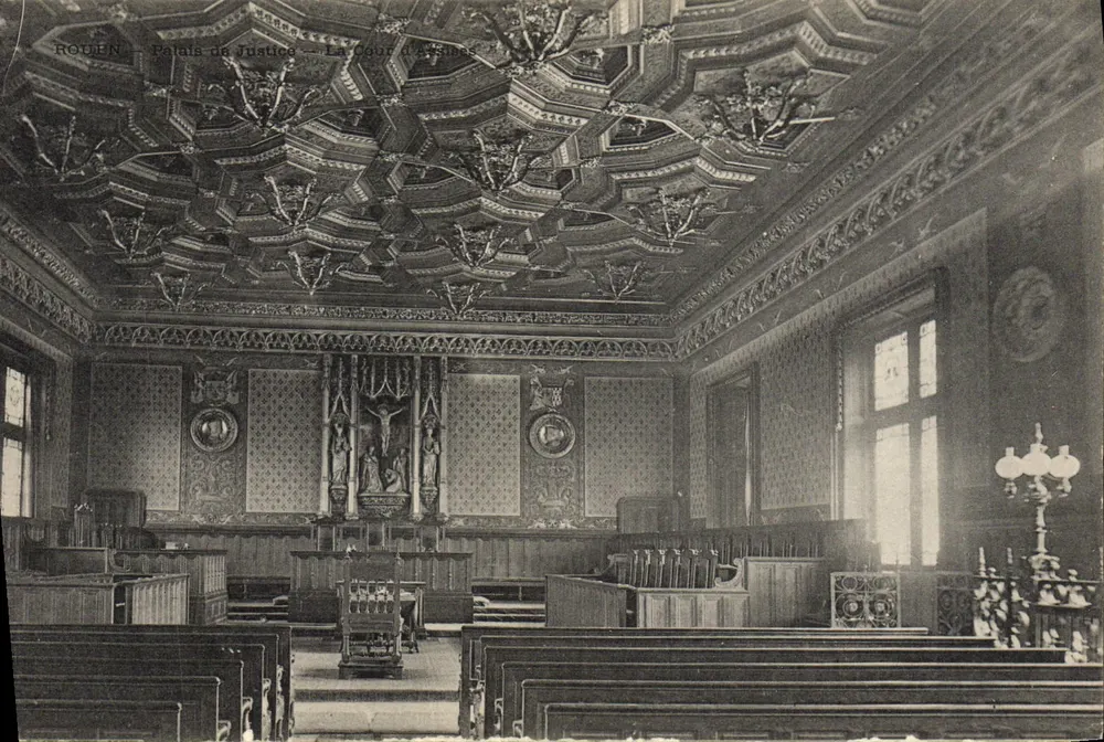 Rouen — Palazzo di Giustizia — La Corte d'Assise - Recto