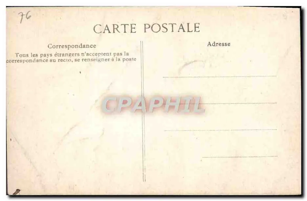 Le Tréport — Panorama — Editor não identificado, n° de série 2 - Verso