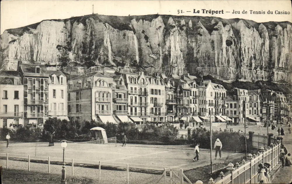 Le Tréport — Jeu de Tennis du Casino — Éditeur : Édith de L'Ancre Marine, n° 51 - Vorderseite