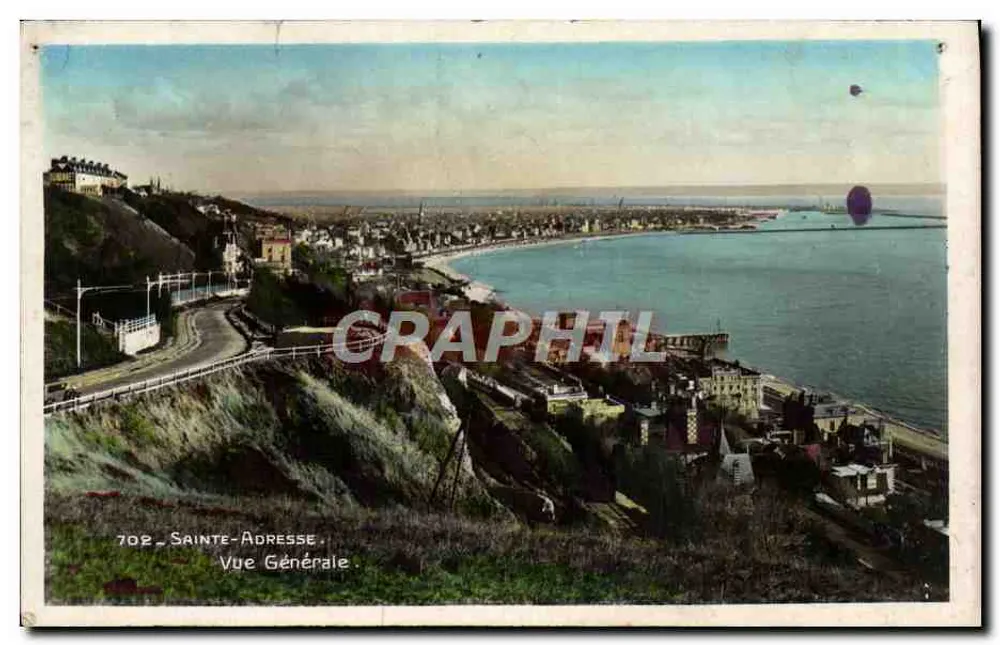 Sainte-Adresse — Vue Générale — Édition T. Rigogno, Le Havre - Frente