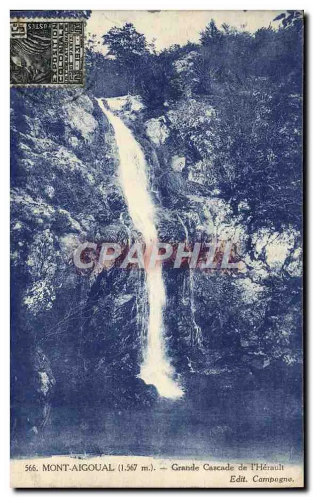 Mont-Aigoual (1.567 m.) — Grande Cascade de l'Hérault — Edição Campagne - Frente