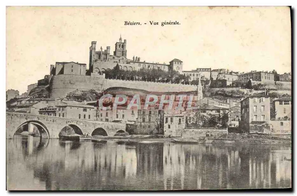 Béziers - Vista geral — Edição Moderna Béziers, n°34 - Frente
