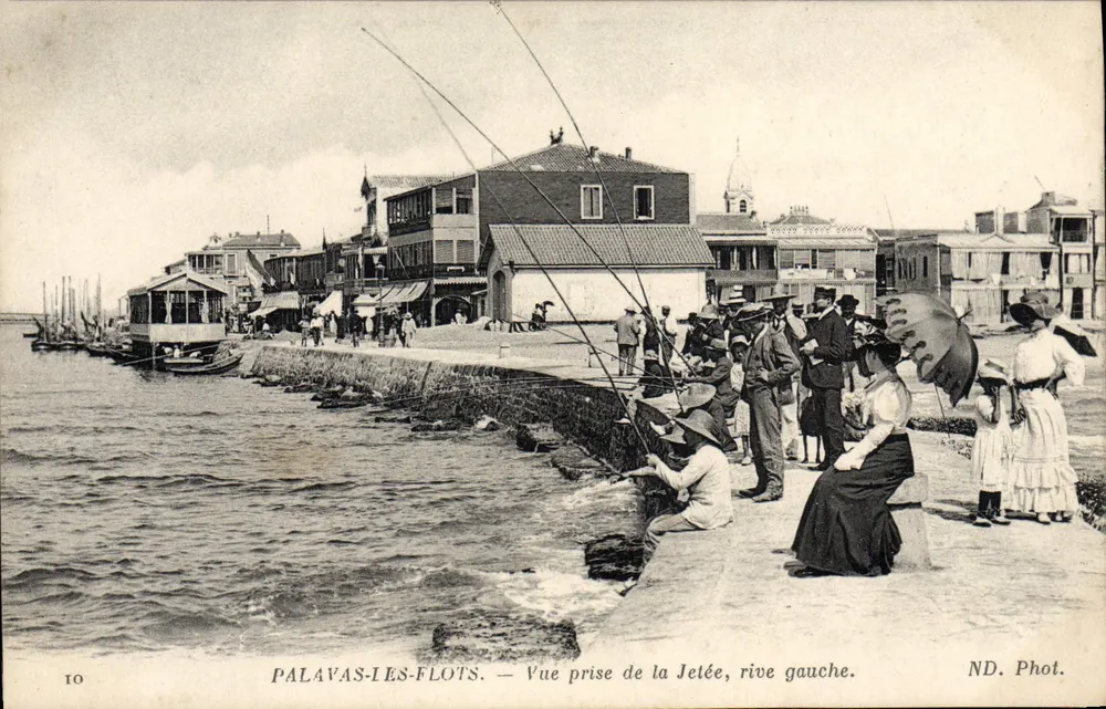 Palavas-les-Flots — Vue prise de la Jetée, rive gauche — ND. Phot. - Vorderseite
