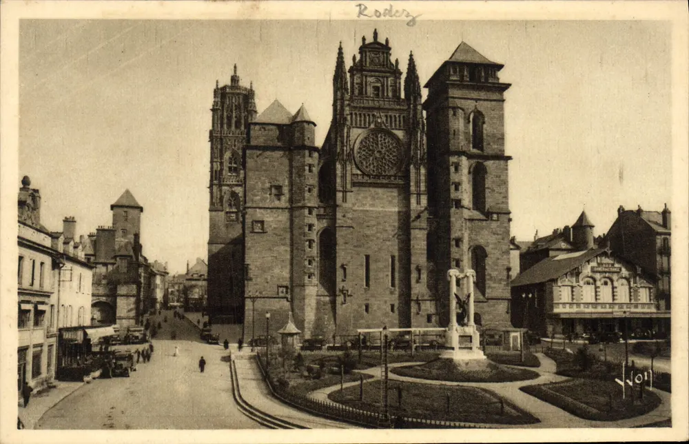 Rodez — Catedral Nossa Senhora — Les Éditions d'Art Yvon, Paris - Frente