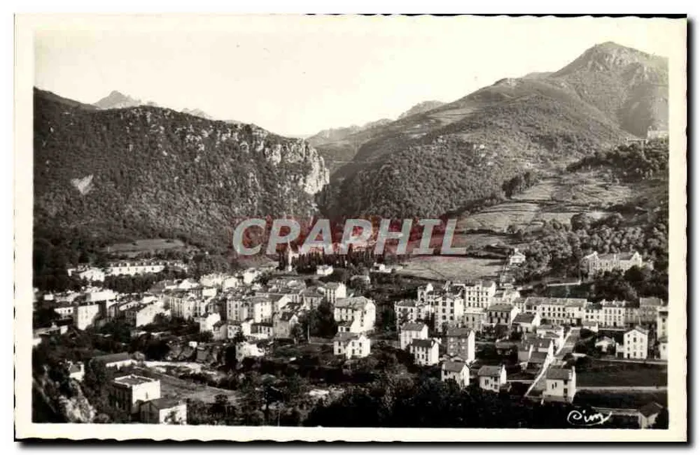Amélie-les-Bains (Pyr.-Or.) — A cidade em seu ninho — Corbier & Magon - Frente