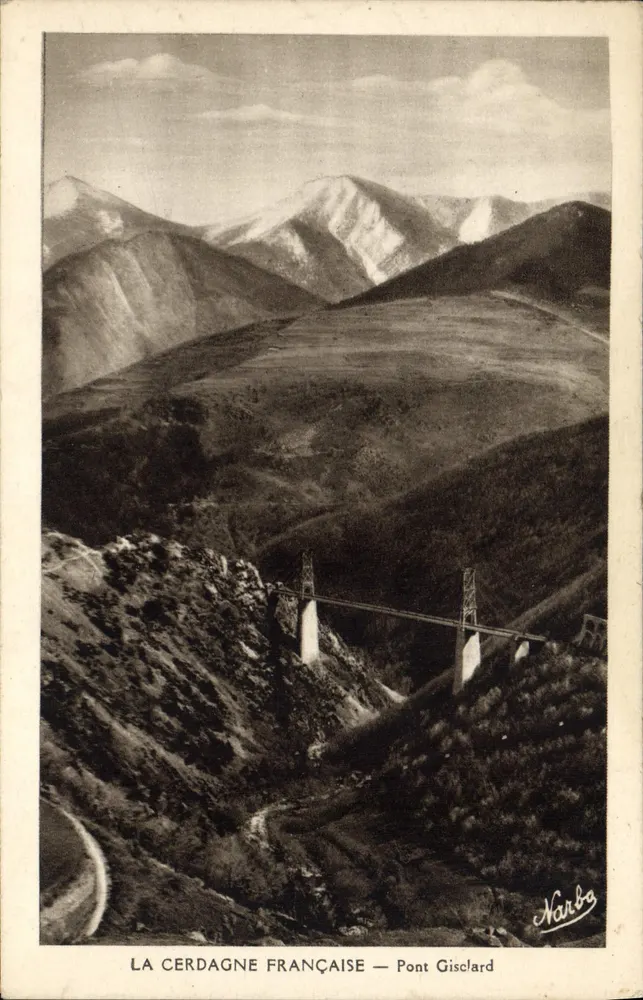 Französische Cerdagne — Brücke Gisclard — Narba - Vorderseite