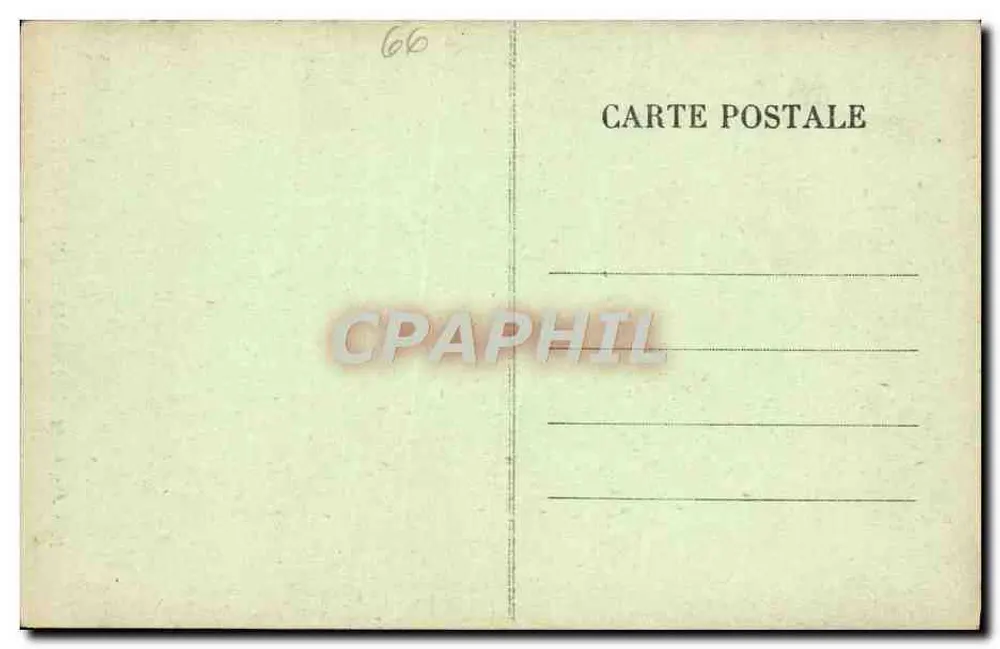 Saint-Martin-du-Canigou — widok z lotu w ruinach i kościele — n° 66 - Rewers