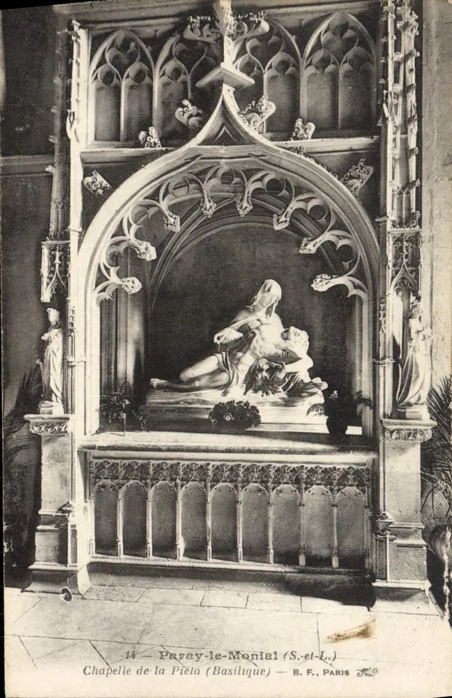 Capela da Piedade (Basílica) — Paray-le-Monial (S.-et-L.) — B.F., PARIS - Frente