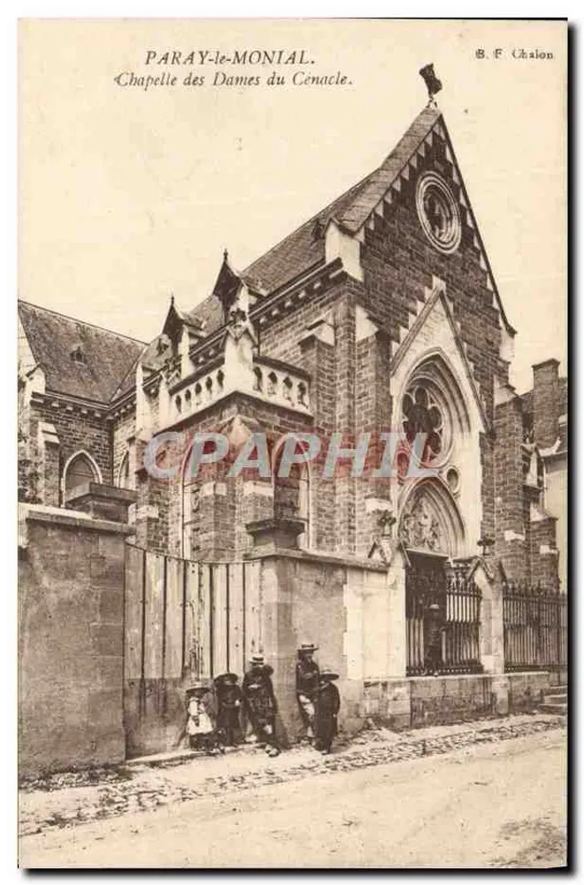 Paray-le-Monial — Kapelle der Damen des Cénacle — B. F. (Chalon) - Vorderseite