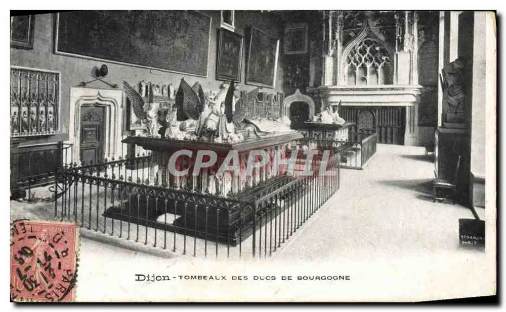 Dijon — Grafzerken van de Dukes van Bourgondië — uitgever Stalzin, Parijs - Voorkant