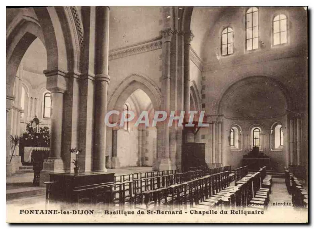 Fontaine-les-Dijon — Basilika St-Bernard — Kapelle des Reliquiariums - Vorderseite