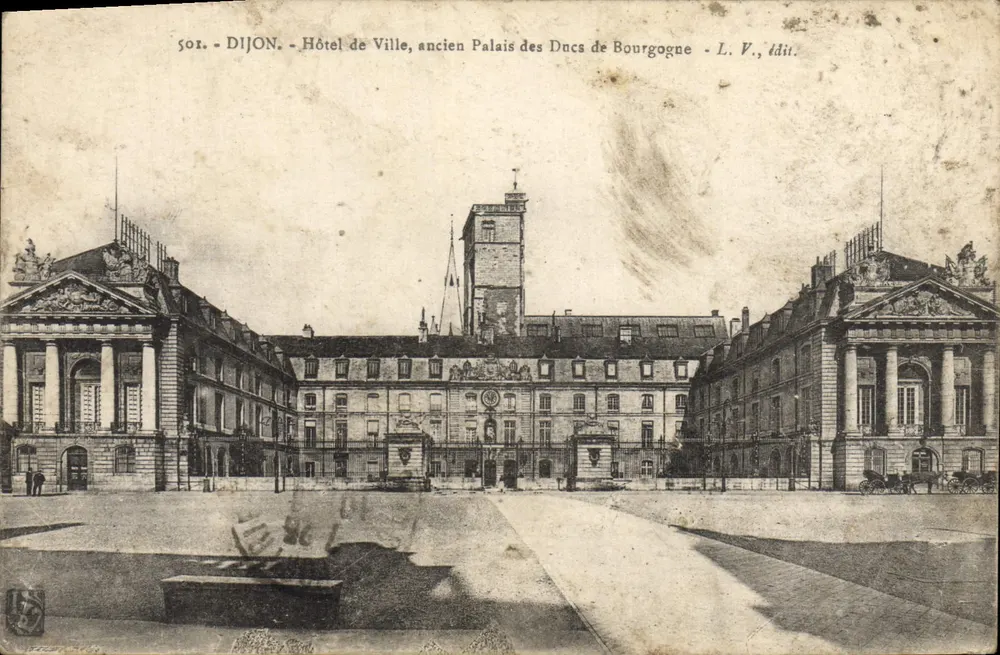 Dijon - Rathaus, ehemaliges Palast der Herzöge von Burgund - L. V., Verlag - Vorderseite