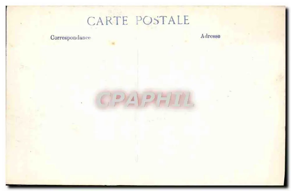 Senlis - O bairro da Licorne — destruído — editor B.P.D. - Verso