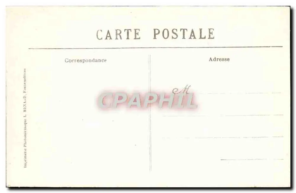Charleville (Marne) — Casas incendiadas pelo bombardeio alemão — L. M. (fotógrafo) - Verso