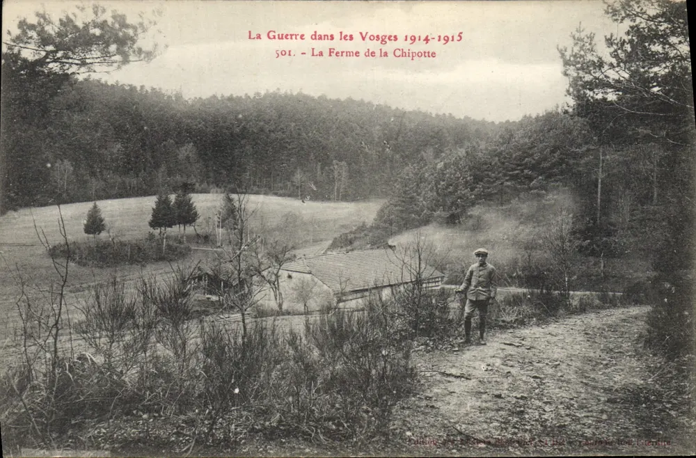 Der Krieg in den Vosges 1914-1915 — Die Chipotte Farm — Édition des Frères Bérenger et H. Linder - Vorderseite