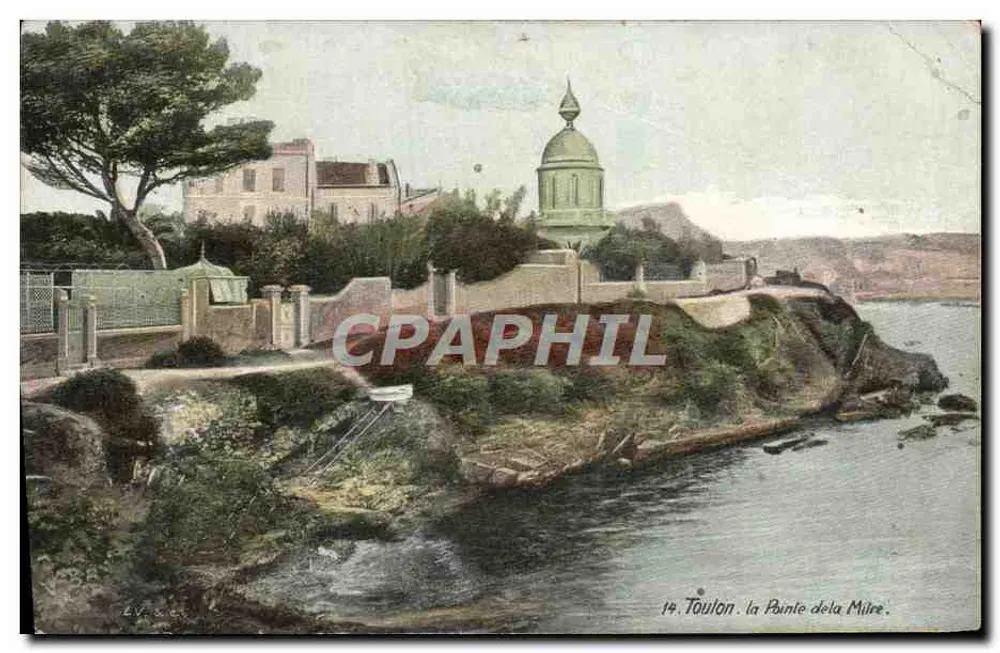 Toulon - a Ponta da Mitre — editor L.V. & Cie, n°14 - Frente