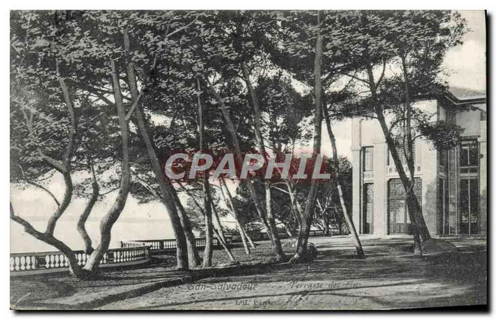 San-Salvador — Terraza de los Pinos — L. L. Page - Anverso