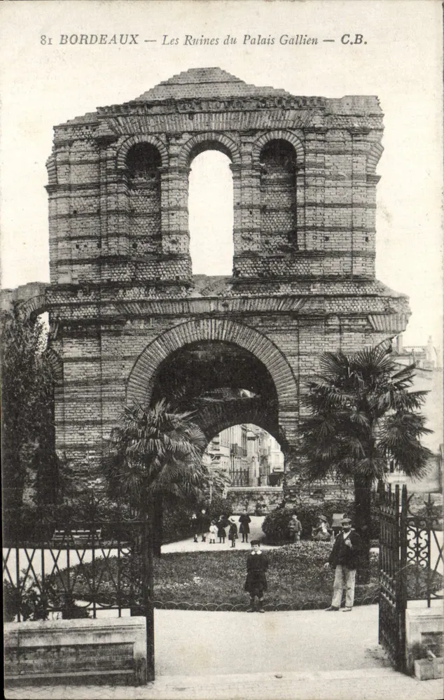 Bordeaux — Die Ruinen des Palais Gallien — C.B. - Vorderseite