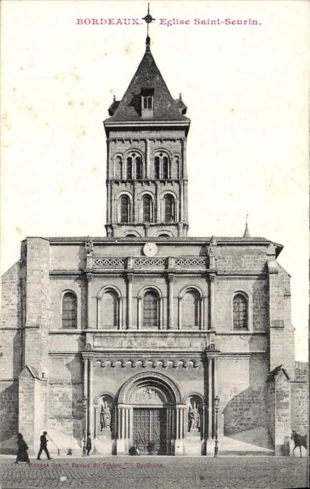 Bordeaux. Igreja de São Seurino — Edição das 'Damas de Pechier', Bordeaux. - Frente