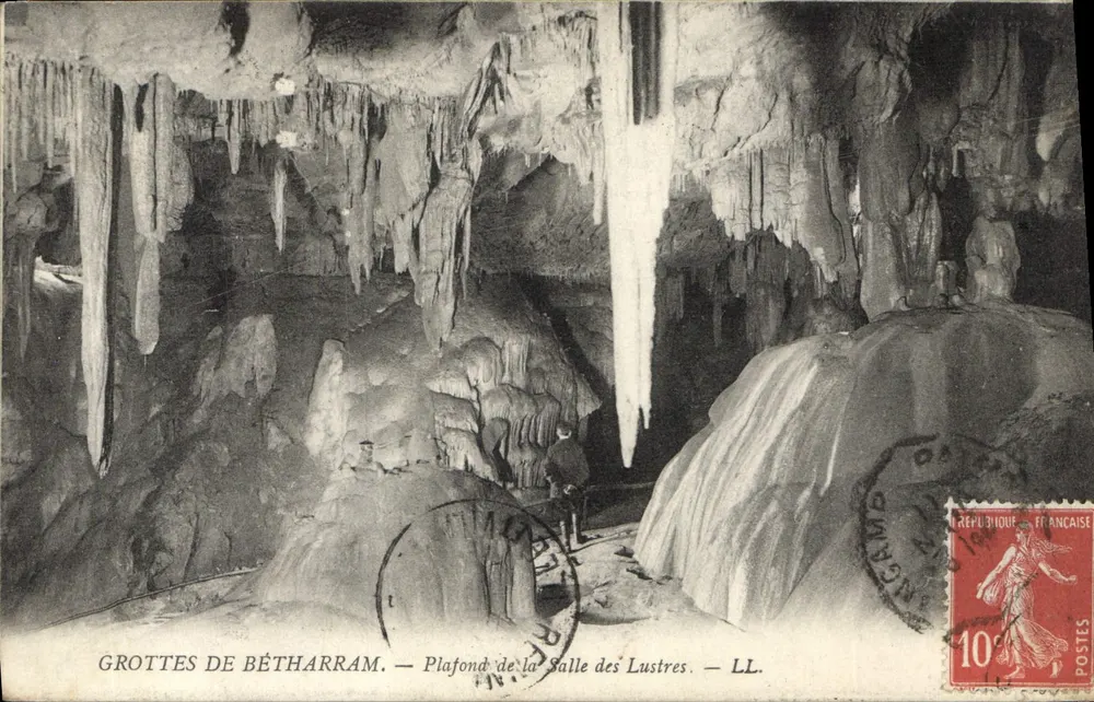 Grotten von Bétharram — Decke des Saals der Kerzenleuchter — LL. - Vorderseite