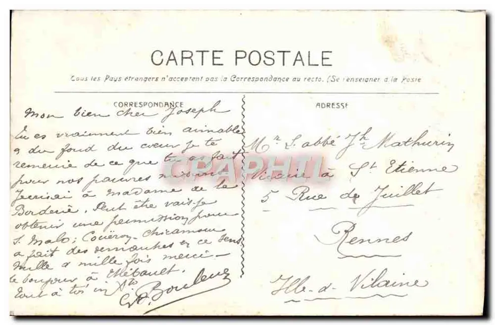 Marselha - A Praça Castellane — Guende fot. — n°27 - Verso