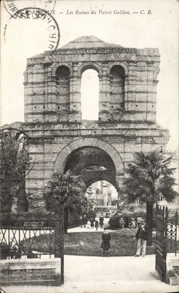 Ruinen des Palais Gallien — Bordeaux — C. B. - Vorderseite