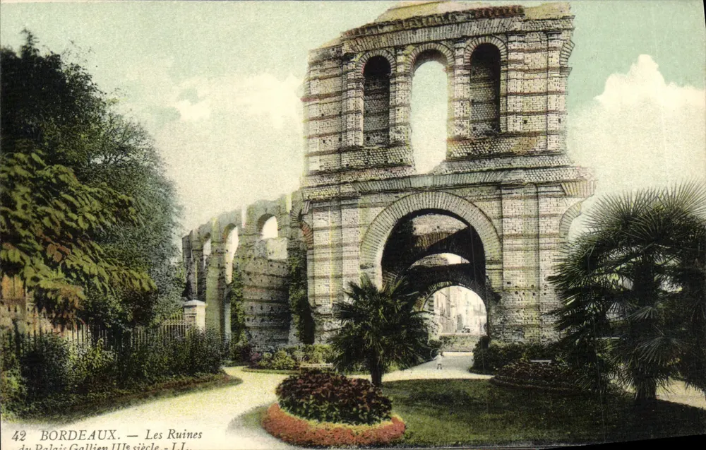 Bordeaux — Die Ruinen des Palais Gallien 3. Jahrhundert — L.L. - Vorderseite