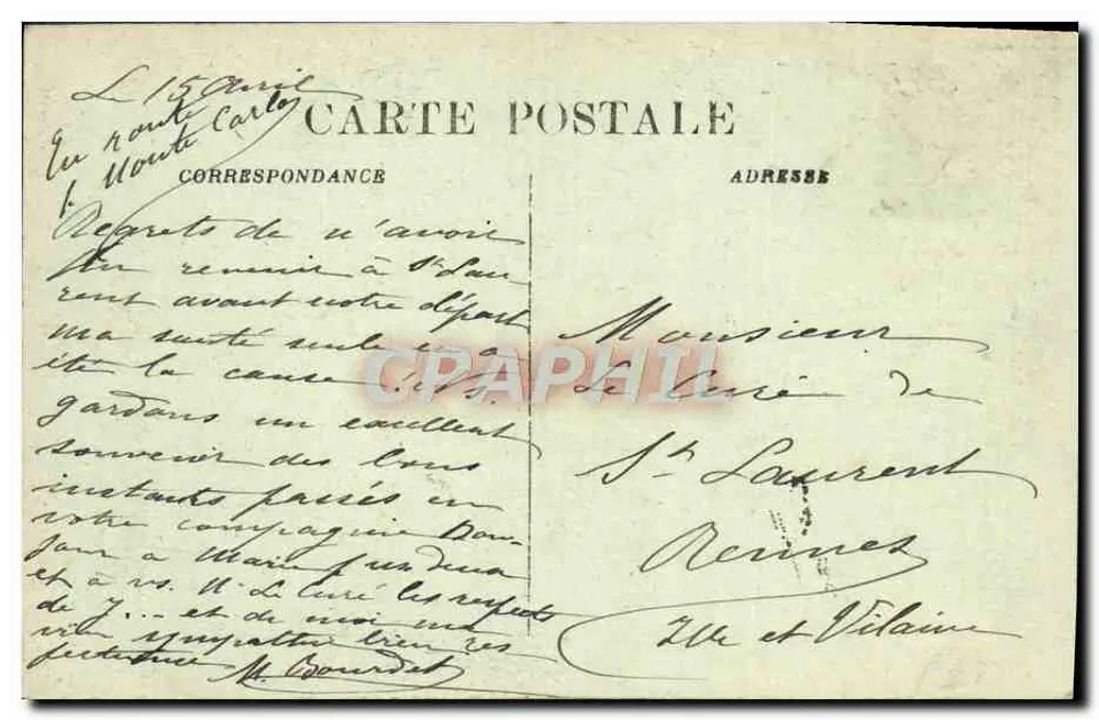 Bordeaux — Ruinen des Palais-Gallien — A.H. 16 - Rückseite