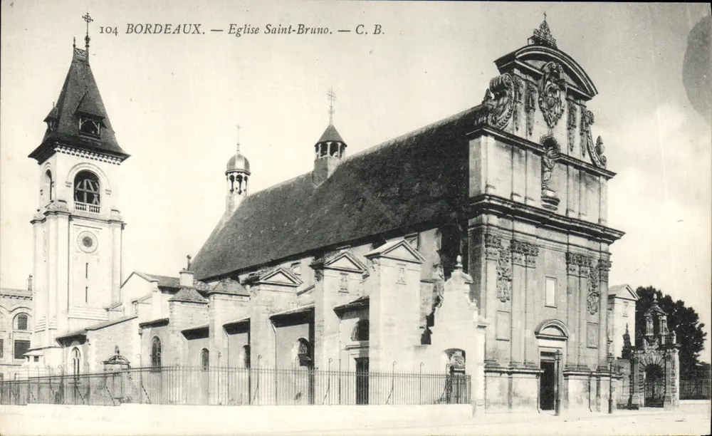 Bordeaux — Kerk van Sint-Bruno — C. B. — n° 104 - Voorkant