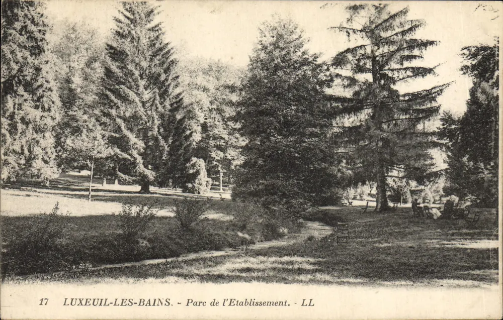 LUXEUIL-LES-BAINS — Parque do Estabelecimento — LL - Frente