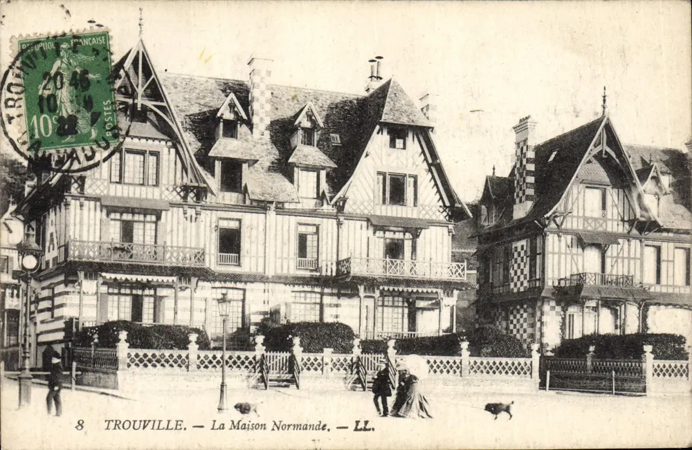 Trouville — A Casa Normanda — LL. - Frente