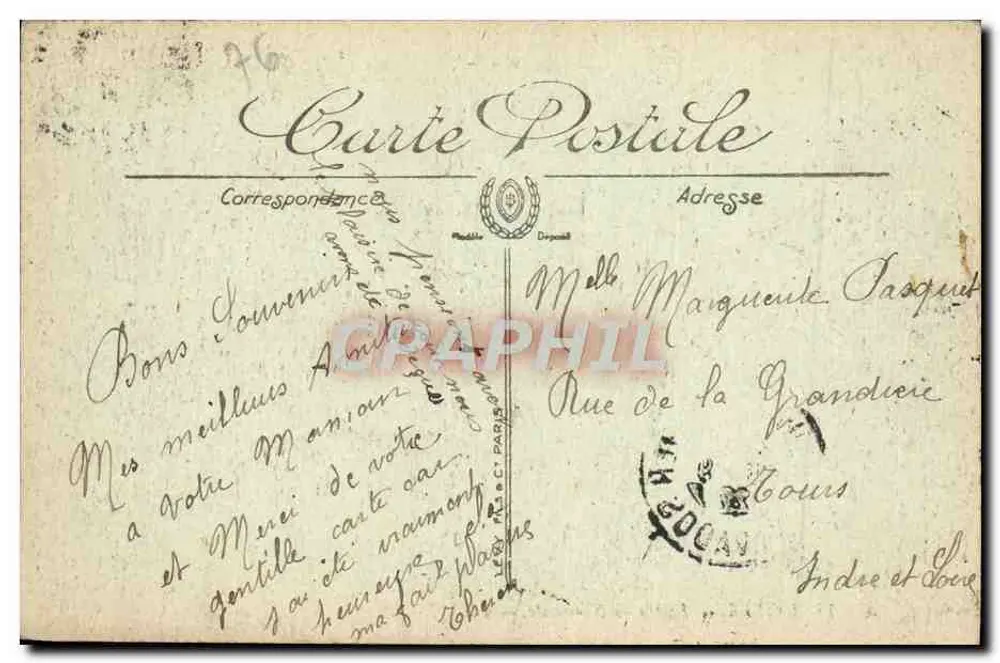 Trouville — A Casa Normanda — LL. - Verso