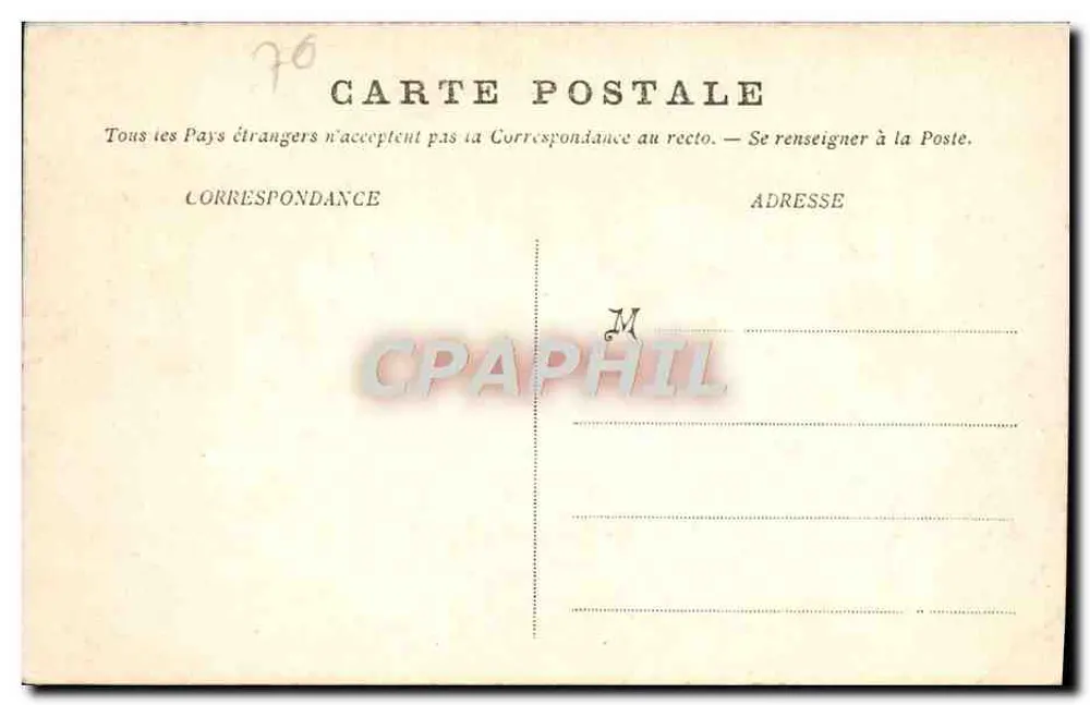 Trouville — Hôtel des Roches Noires — éditeur inconnu, n° 43 - Verso