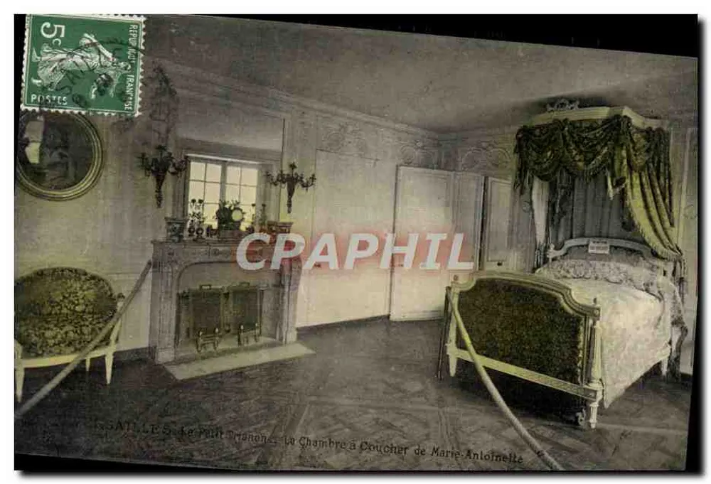 Sassayilles - Das Petit Trianon - Das Schlafzimmer von Marie-Anloinette - Vorderseite