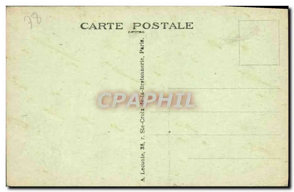 Versailles - L'Hôpital Militaire — A. L. — n° 170 - Verso